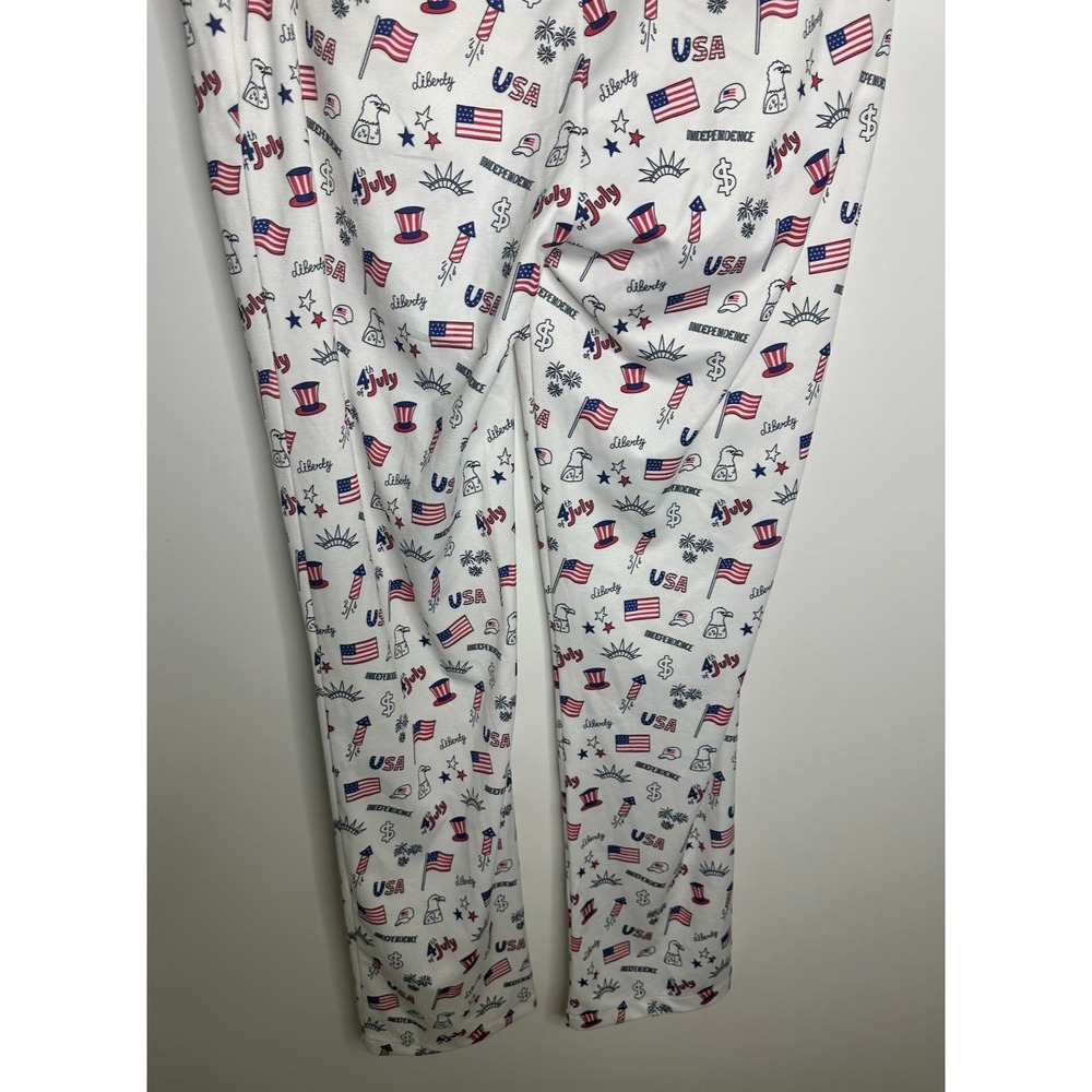 Golf Men's American Flag Stretch Golf Pants Patriotic Trousers 4th of July 33 32 - Picture 10 of 11